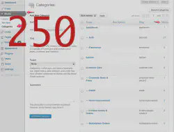Taxonomy page for Media Library